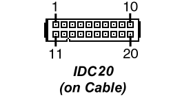 IDC 20 Pin Connector