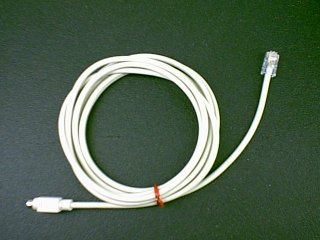Male 6-pin Mini-DIN to RJ-45 connector